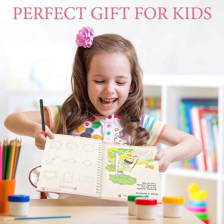 Sank Magic Practice Copybook Reused Calligraphy\Reusable Handwriting Copybook for Preschools